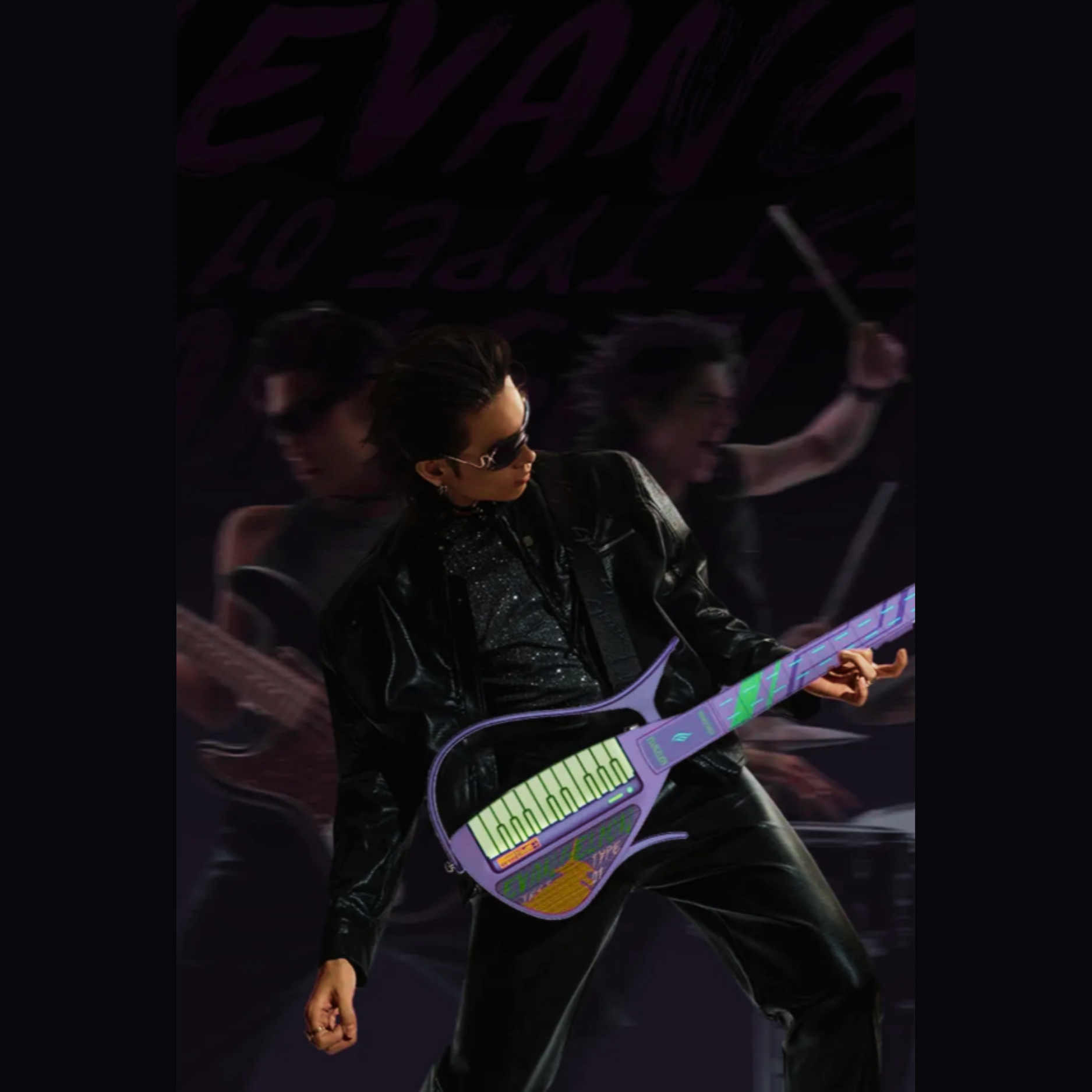 Đàn Guitar Enya Cyber G Stringless Keyboard Module, Eva