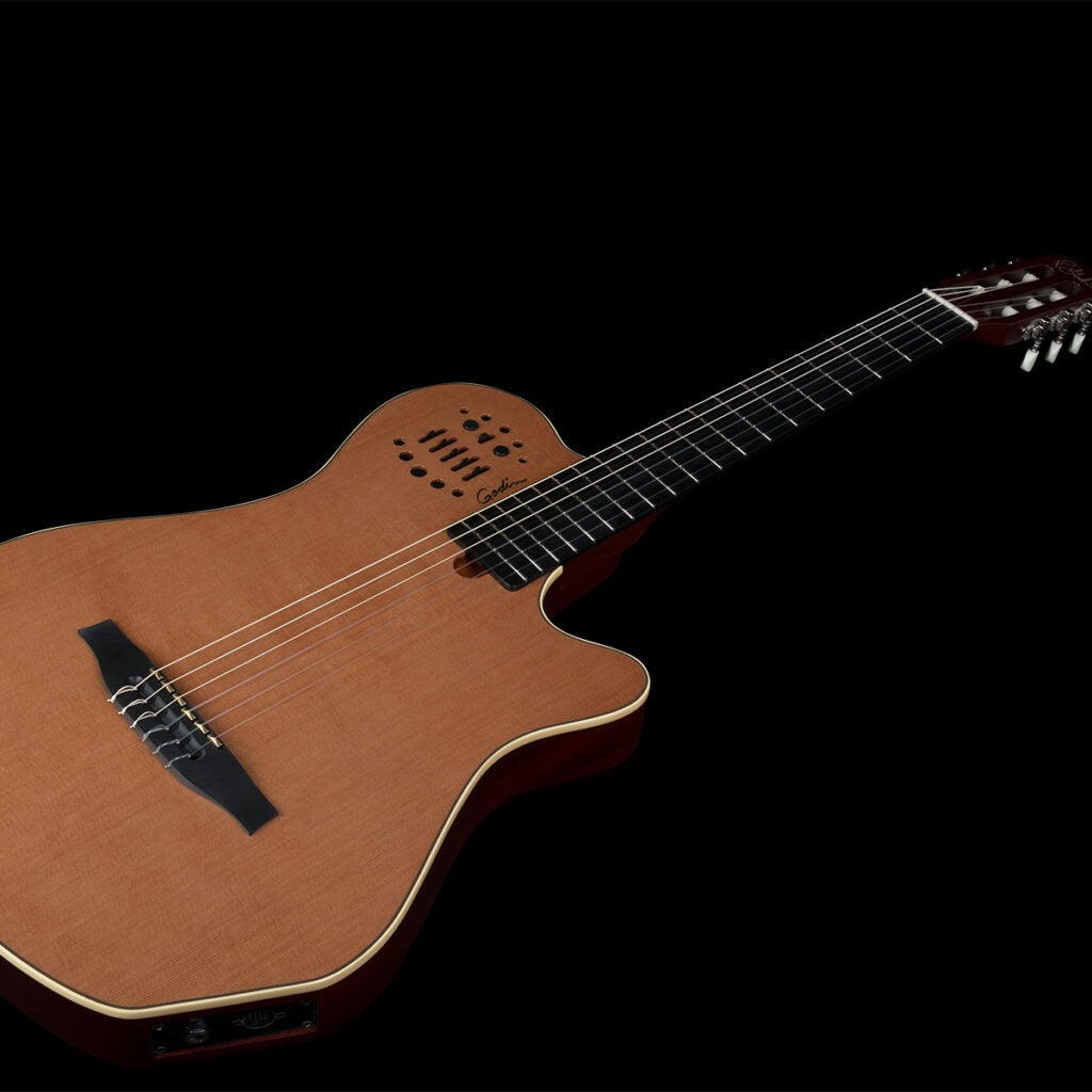 Đàn Guitar Silent Classic Godin Multiac Grand Concert SA Natural HG
