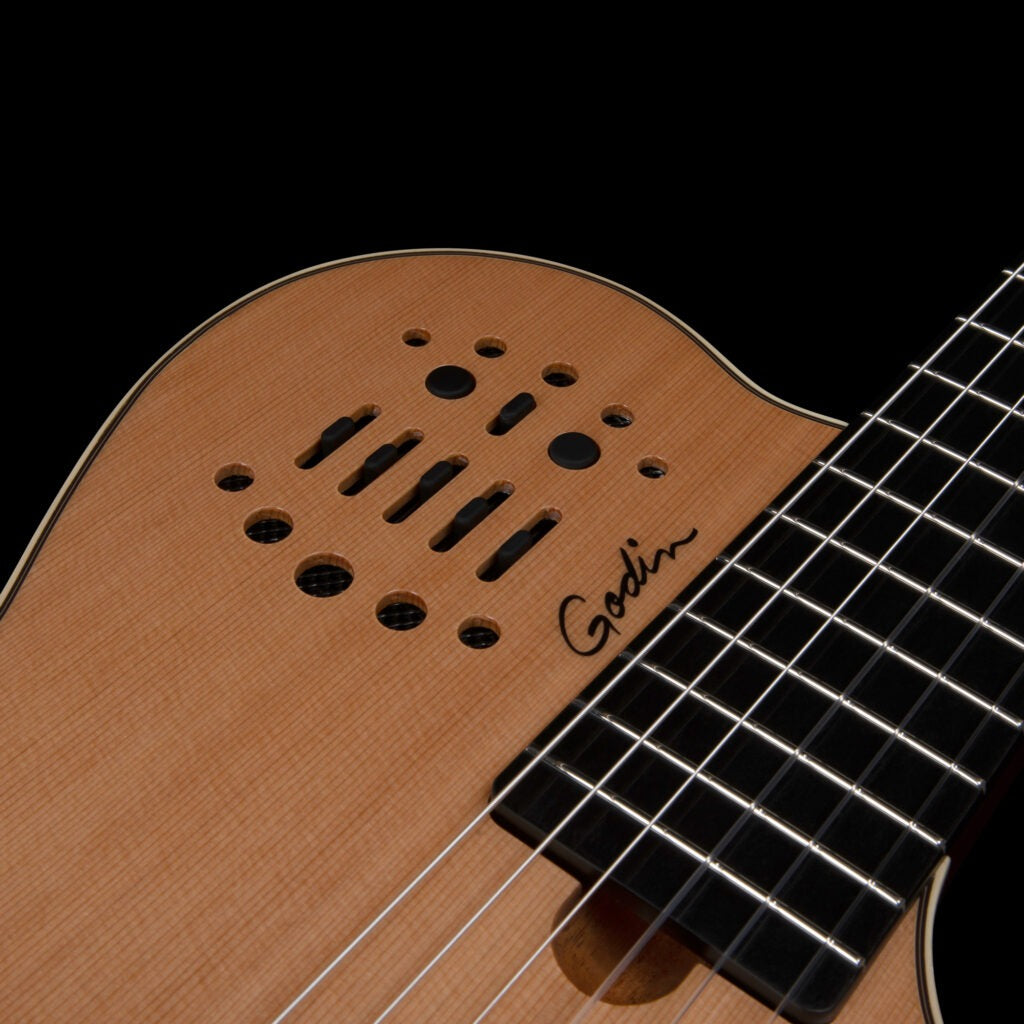 Đàn Guitar Silent Classic Godin Multiac Grand Concert SA Natural HG