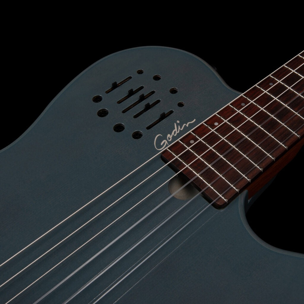 Đàn Guitar Silent Classic Godin Multiac Mundial, Arctik Blue