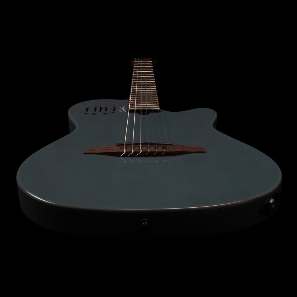 Đàn Guitar Silent Classic Godin Multiac Mundial, Arctik Blue