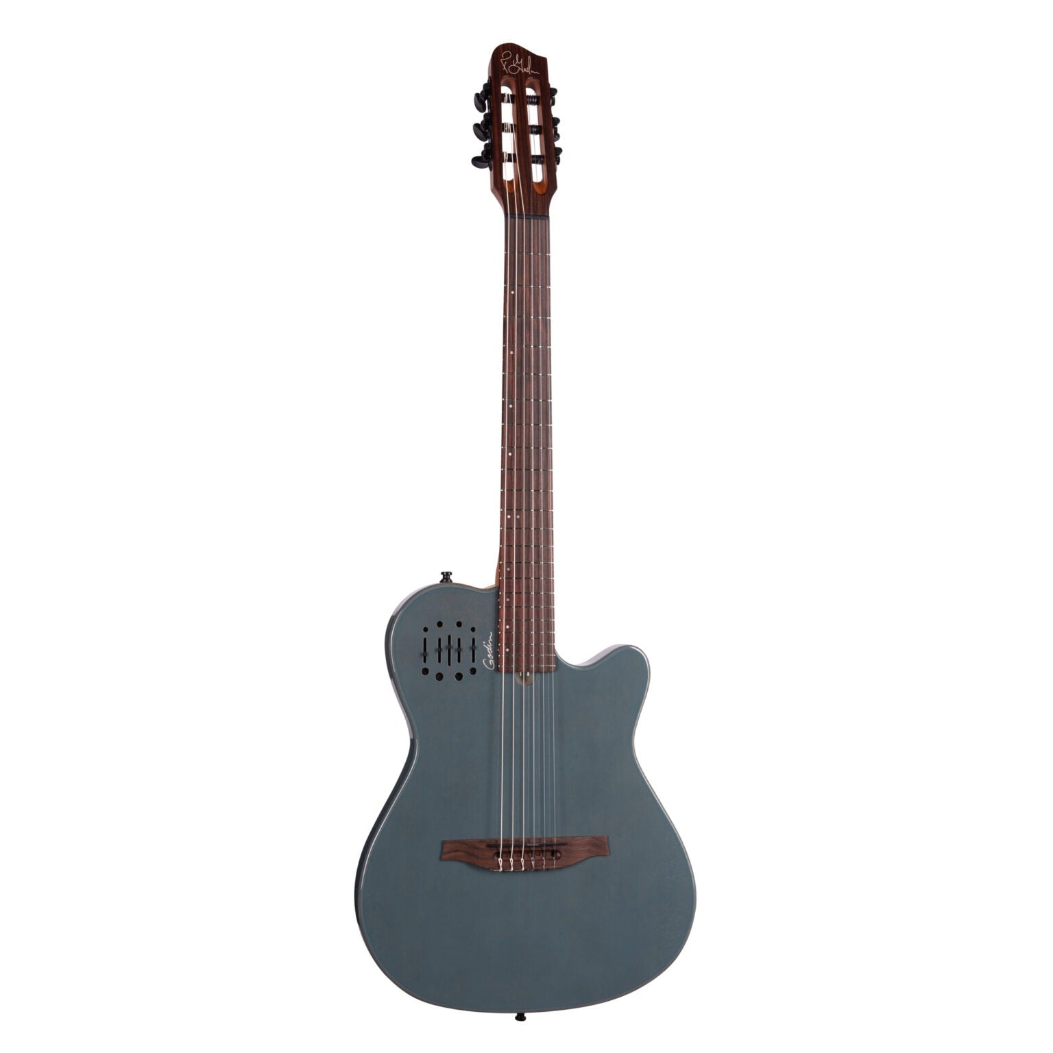 Đàn Guitar Silent Classic Godin Multiac Mundial, Arctik Blue