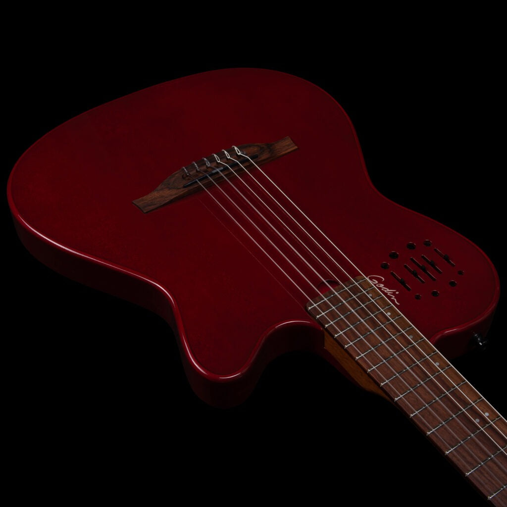 Đàn Guitar Silent Classic Godin Multiac Mundial, Aztek Red