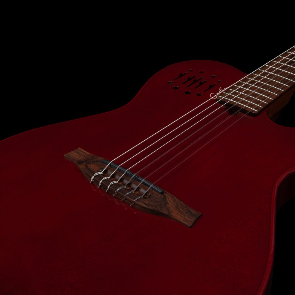 Đàn Guitar Silent Classic Godin Multiac Mundial, Aztek Red