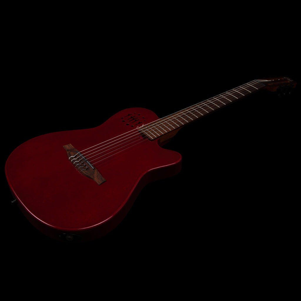 Đàn Guitar Silent Classic Godin Multiac Mundial, Aztek Red