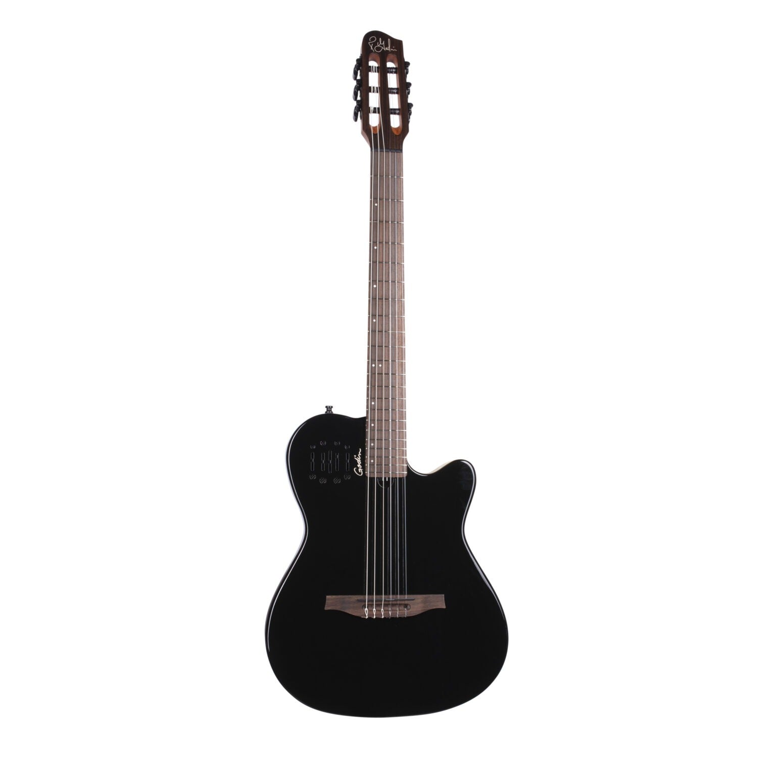 Đàn Guitar Silent Classic Godin Multiac Mundial, Onyx Black