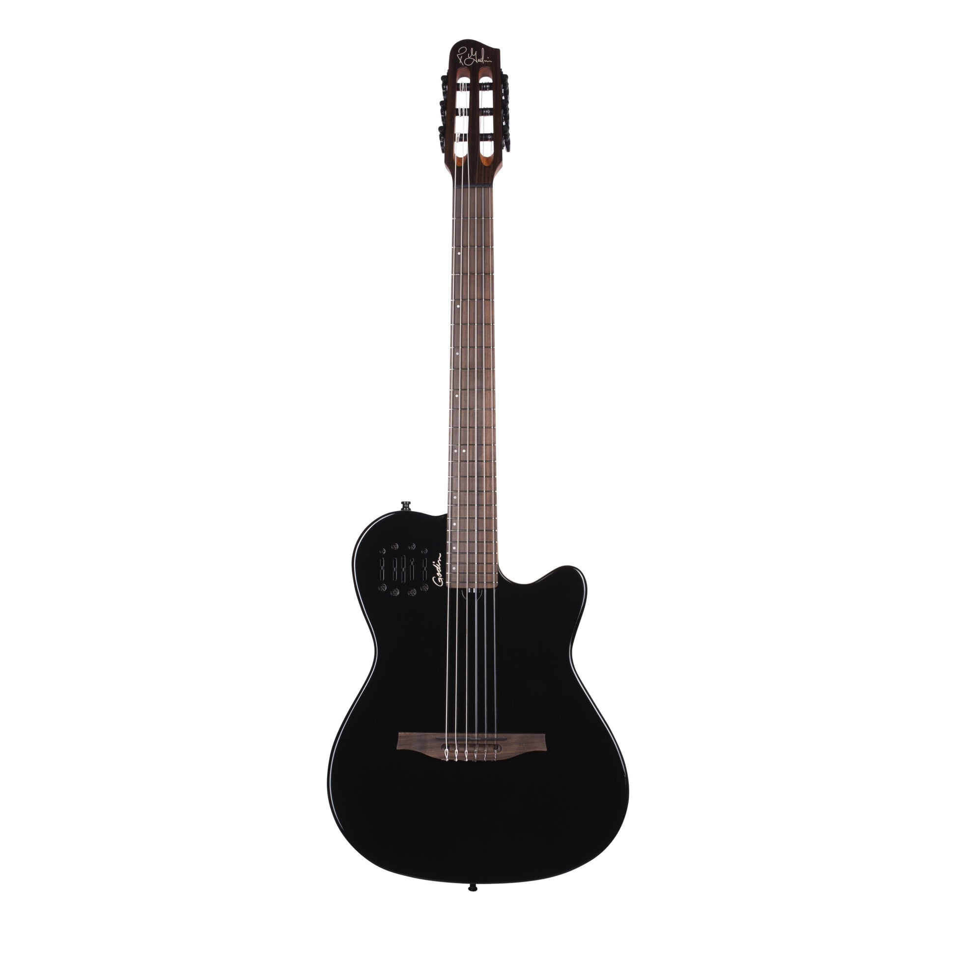 Đàn Guitar Silent Classic Godin Multiac Mundial, Onyx Black