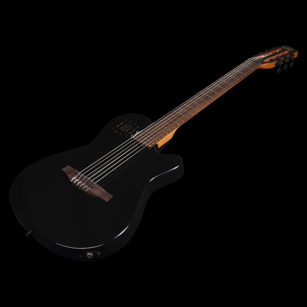 Đàn Guitar Silent Classic Godin Multiac Mundial, Onyx Black