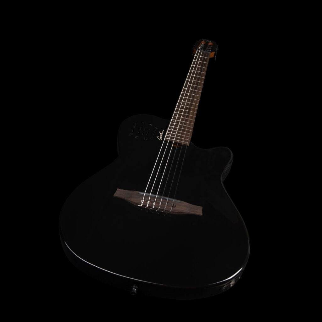 Đàn Guitar Silent Classic Godin Multiac Mundial, Onyx Black