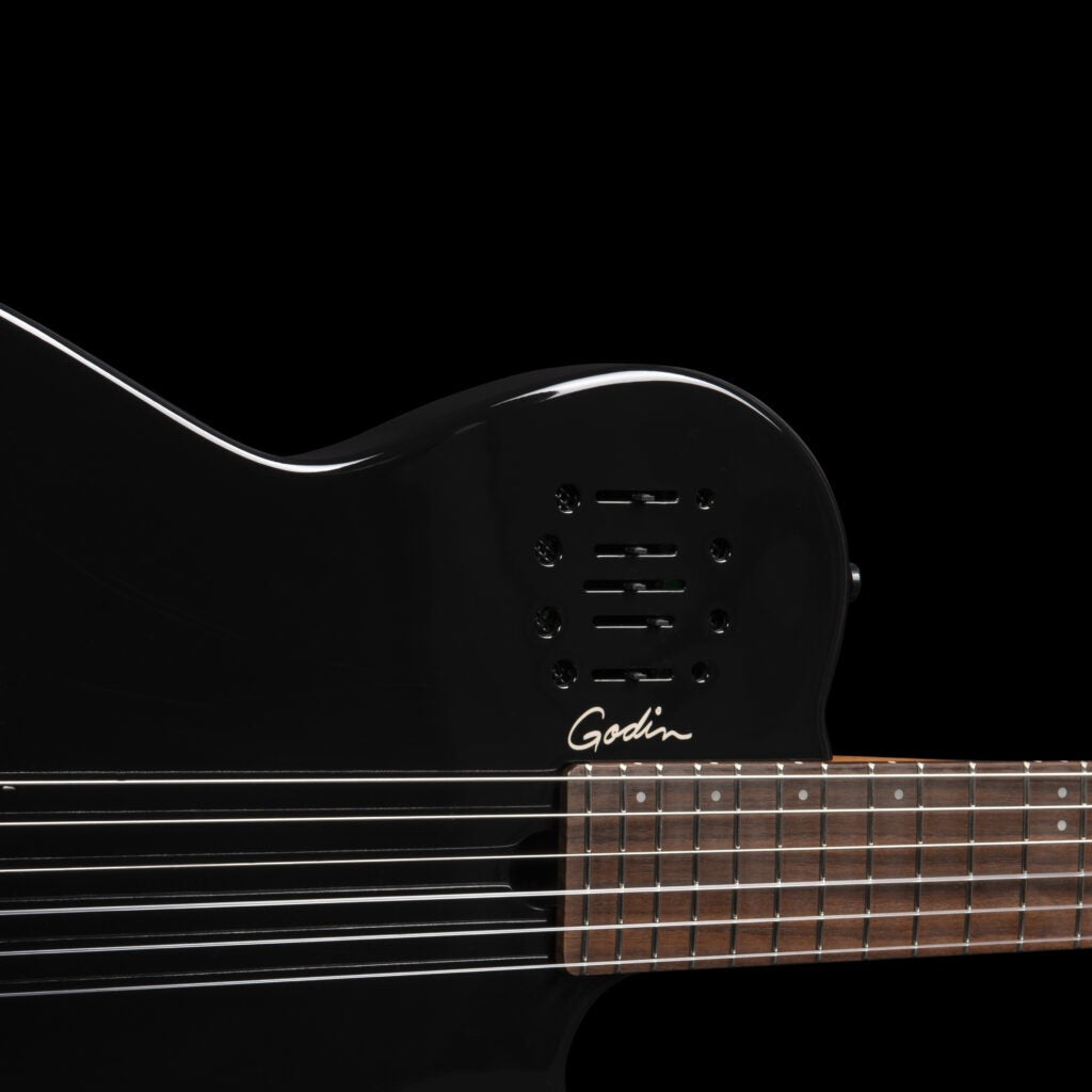 Đàn Guitar Silent Classic Godin Multiac Mundial, Onyx Black