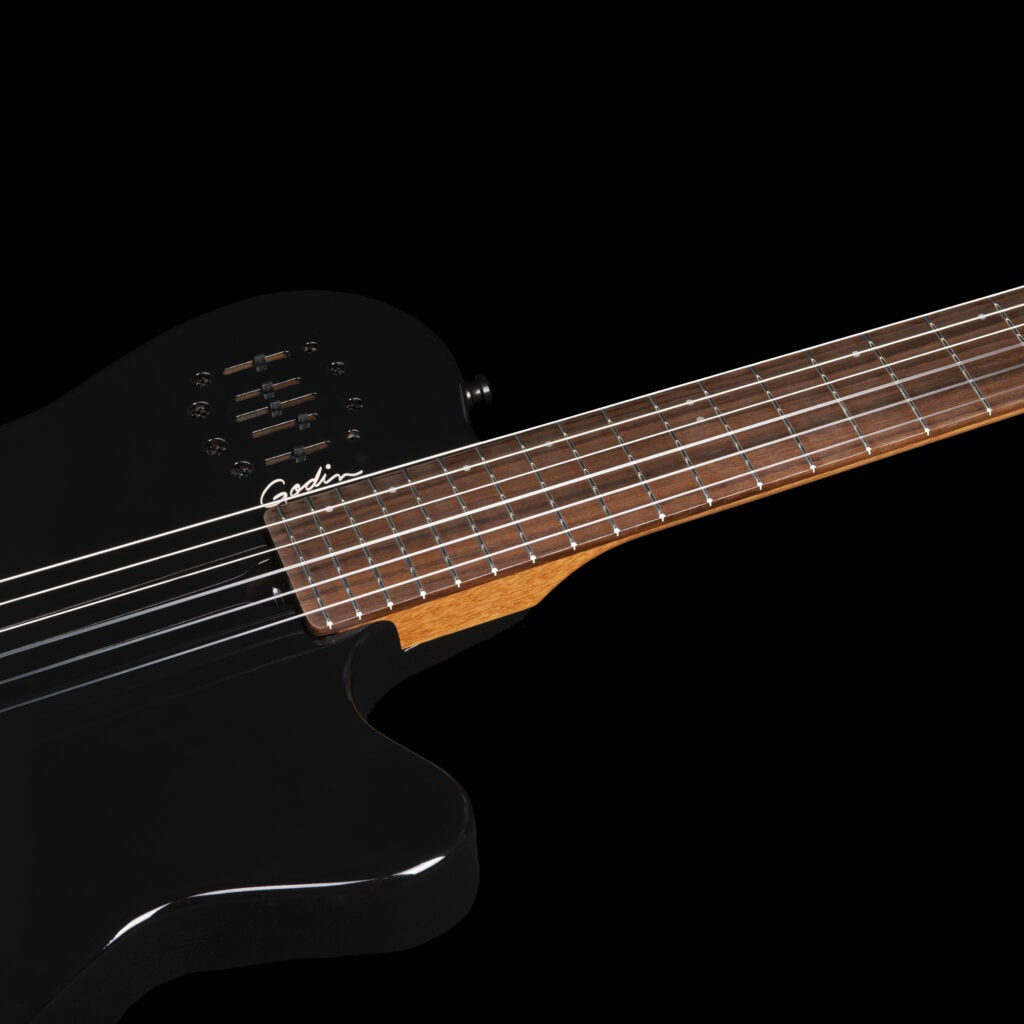 Đàn Guitar Silent Classic Godin Multiac Mundial, Onyx Black