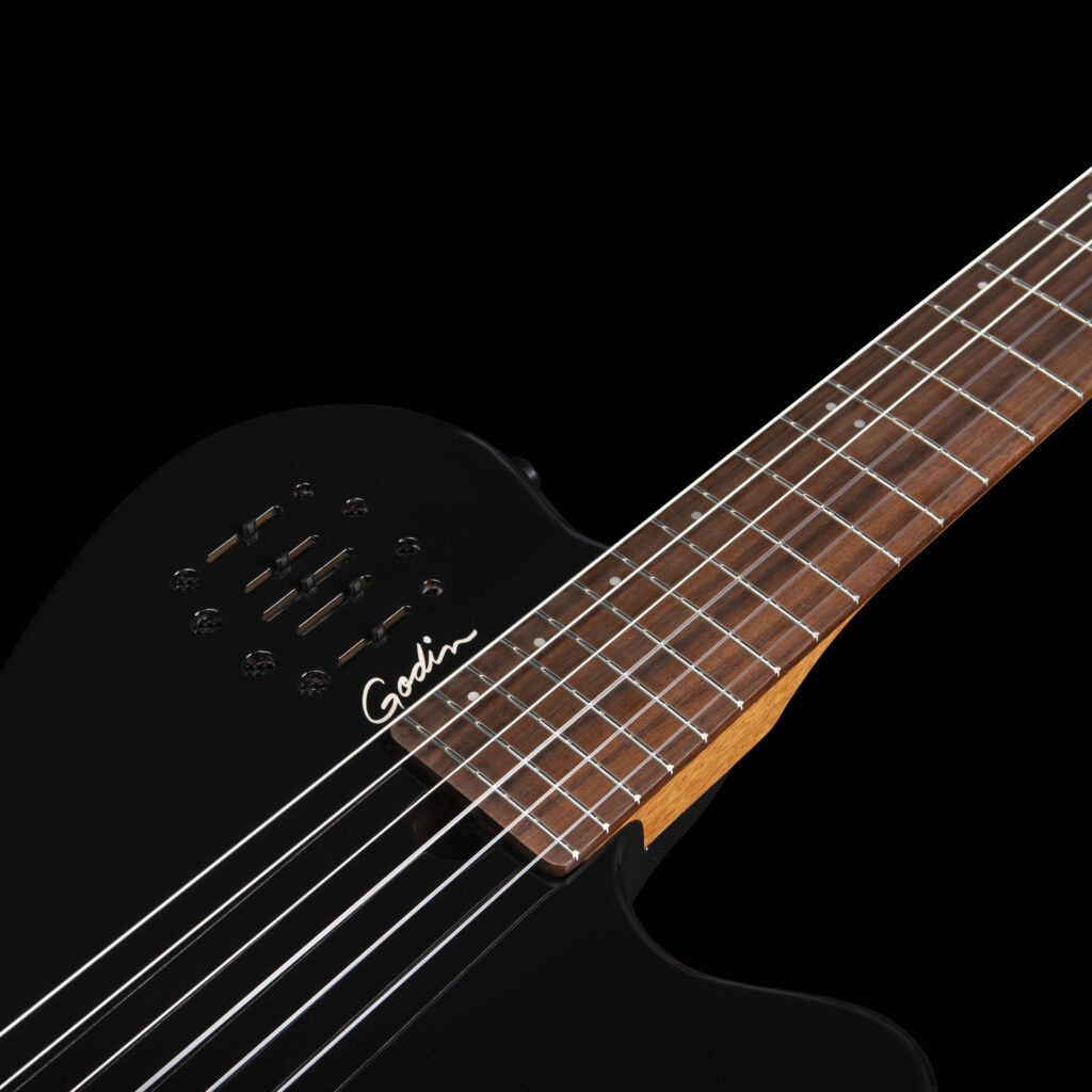 Đàn Guitar Silent Classic Godin Multiac Mundial, Onyx Black