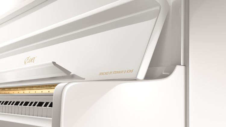 Đàn Piano Cơ Upright Essex EUP123E, Polish White