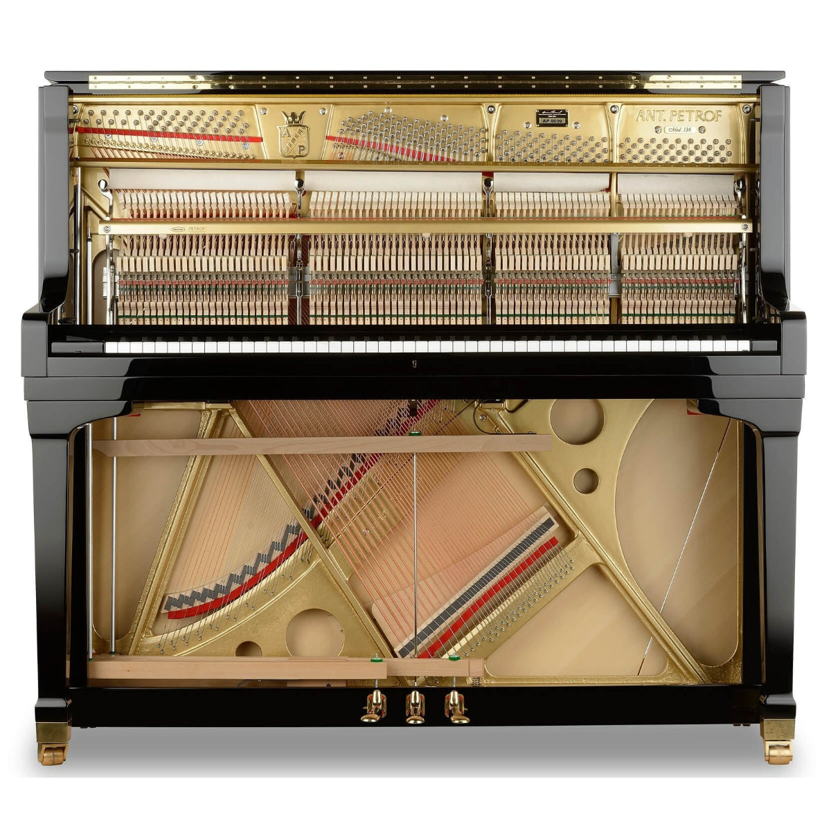 Đàn Piano Cơ Upright Petrof 136, Ant. Petrof Series