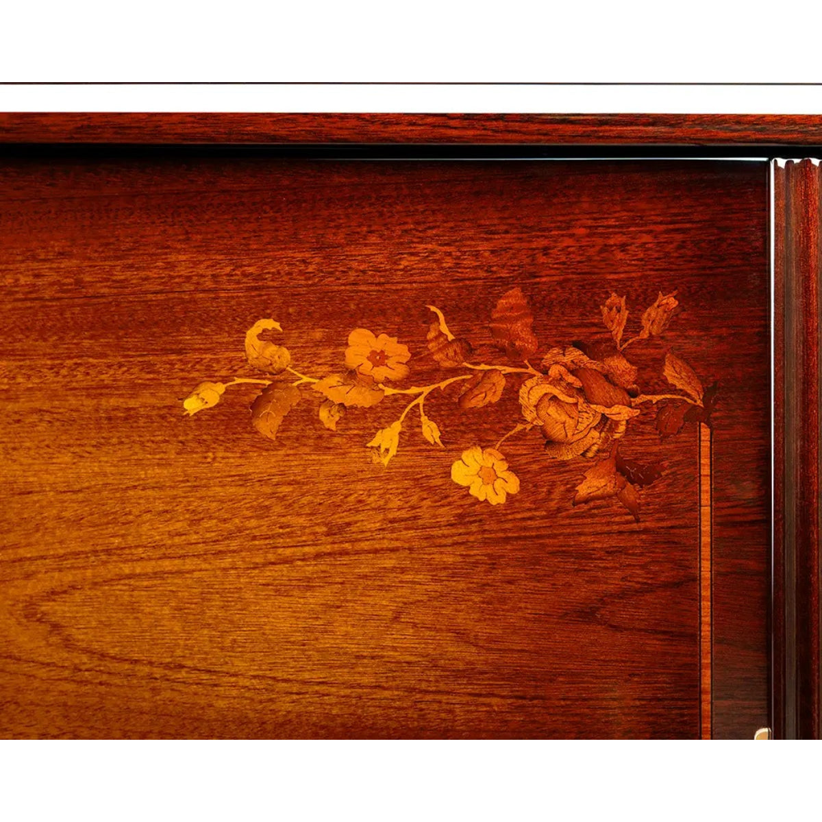 Đàn Piano Cơ Upright Schimmel C121 Royal Intarsie Flora