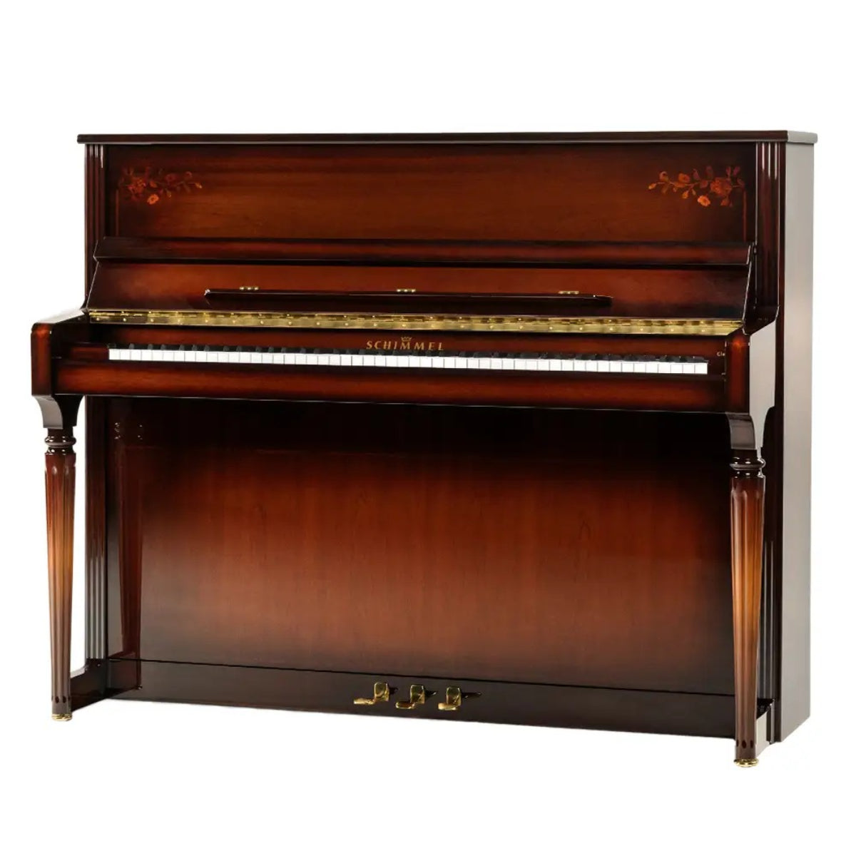 Đàn Piano Cơ Upright Schimmel C121 Royal Intarsie Flora