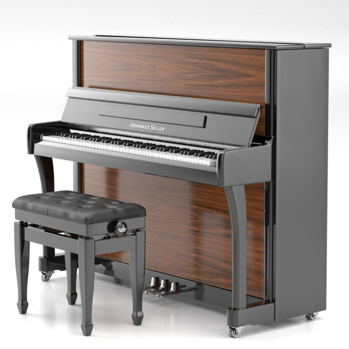 Đàn Piano Cơ Upright Seiler GS122 Nickel
