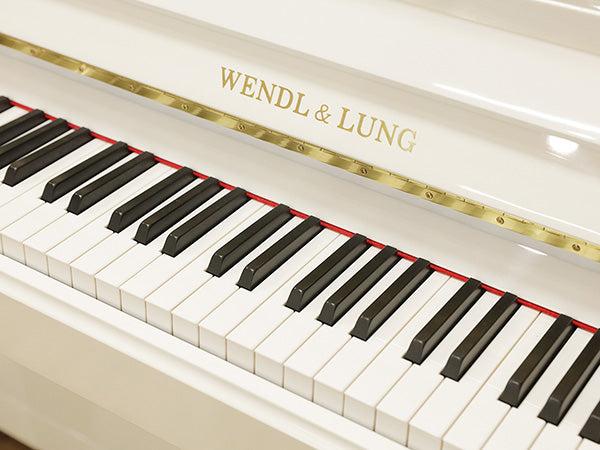 Đàn Piano Cơ Upright Wendl & Lung U118 White