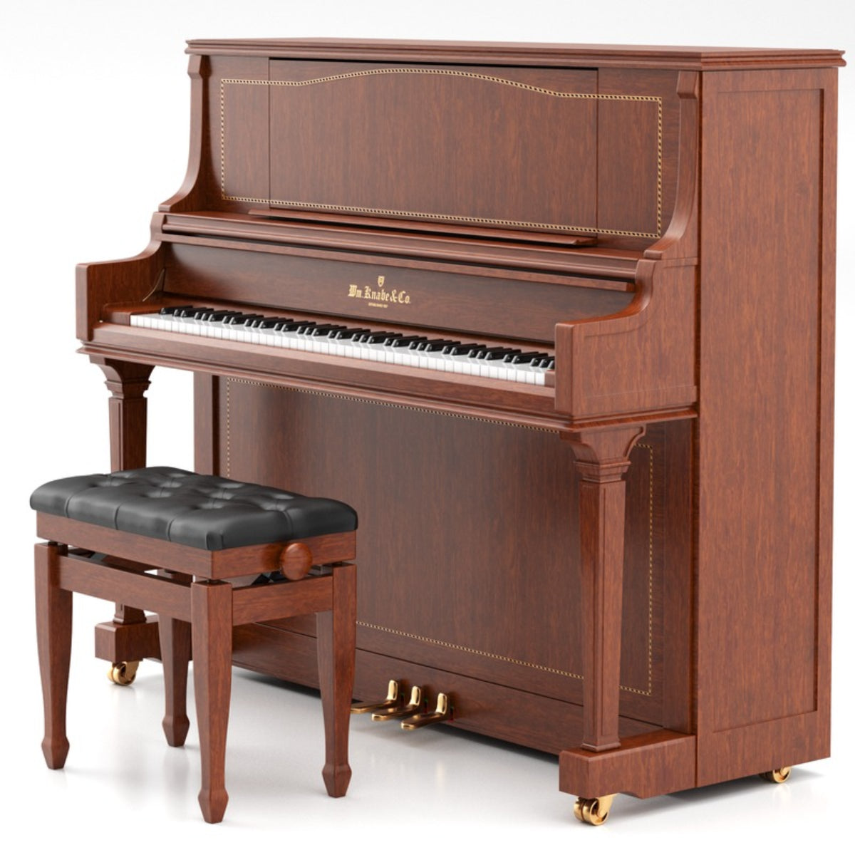 Đàn Piano Cơ Upright William Knabe & Co WKV-132EX