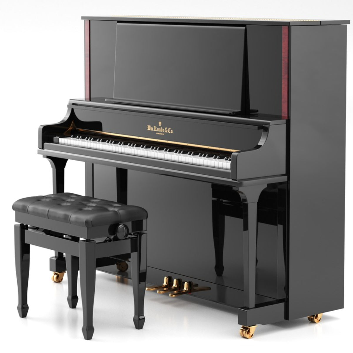 Đàn Piano Cơ Upright William Knabe & Co WKV-132E