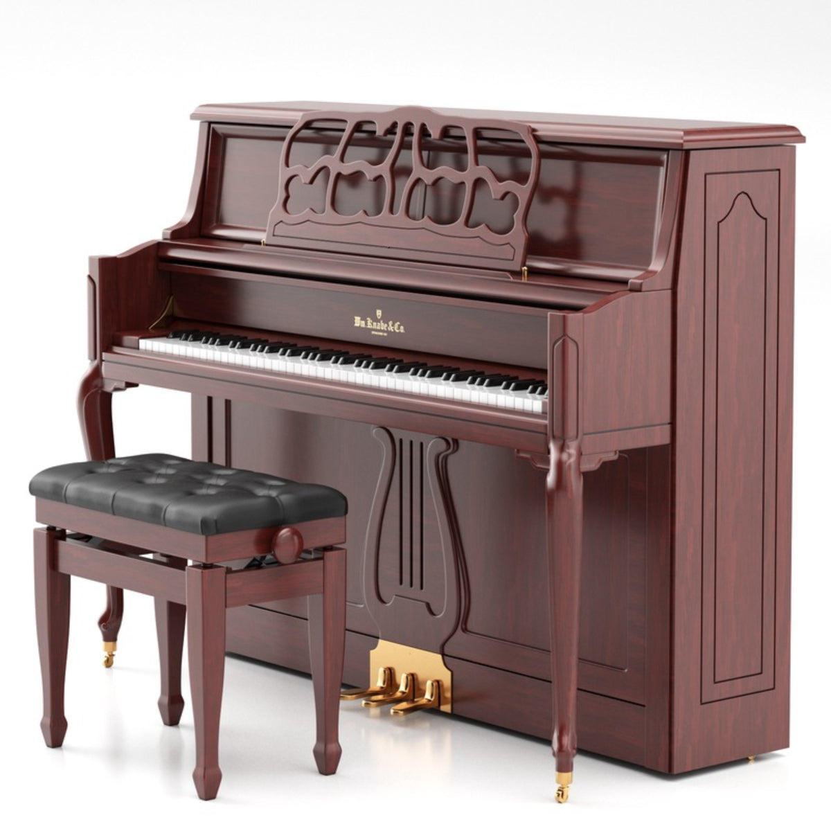 Đàn Piano Cơ Upright William Knabe & Co WMV-647F