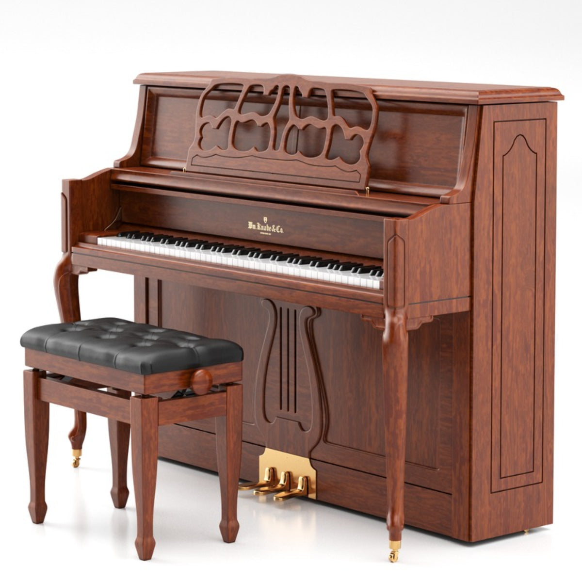 Đàn Piano Cơ Upright William Knabe & Co WMV-647F