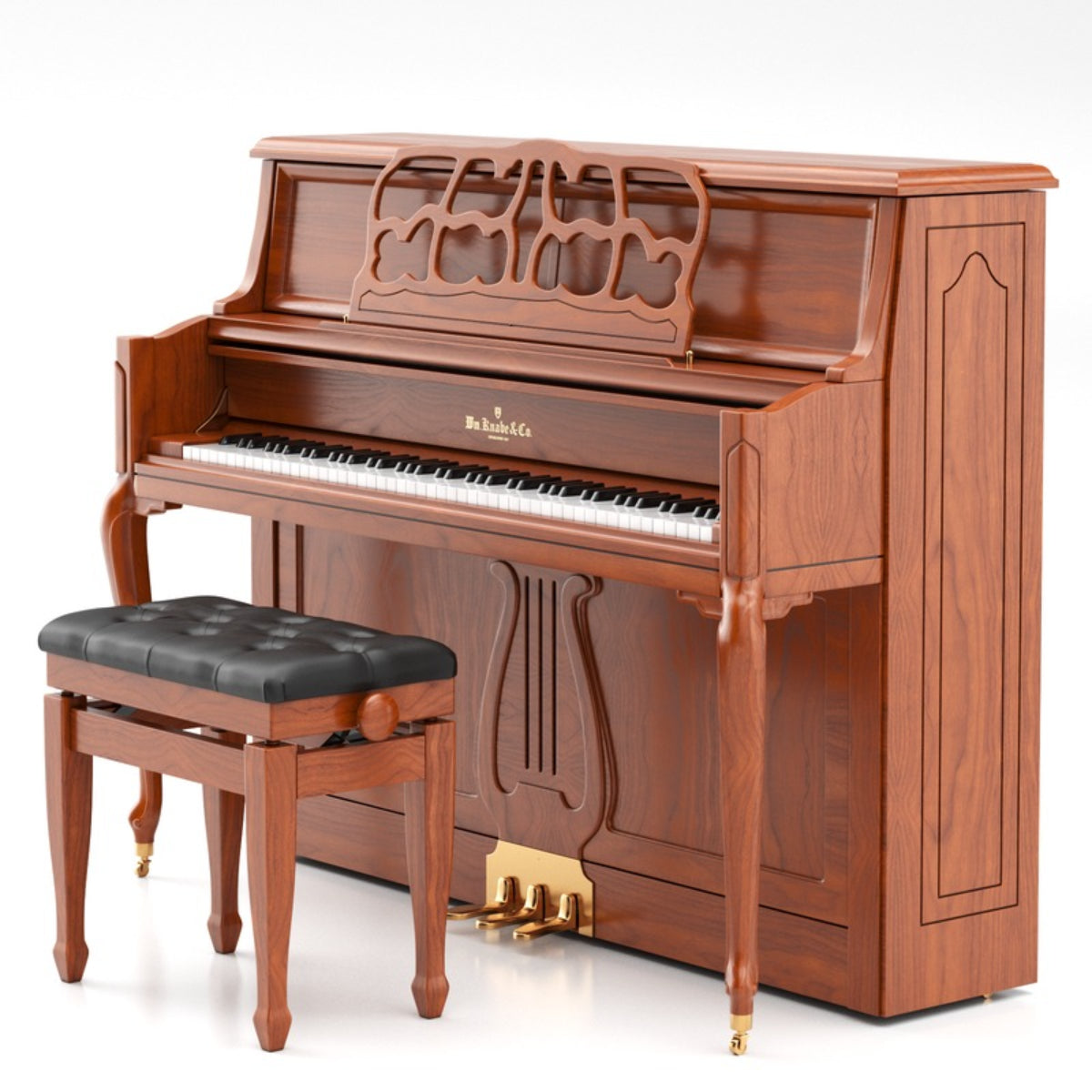 Đàn Piano Cơ Upright William Knabe & Co WMV-647F