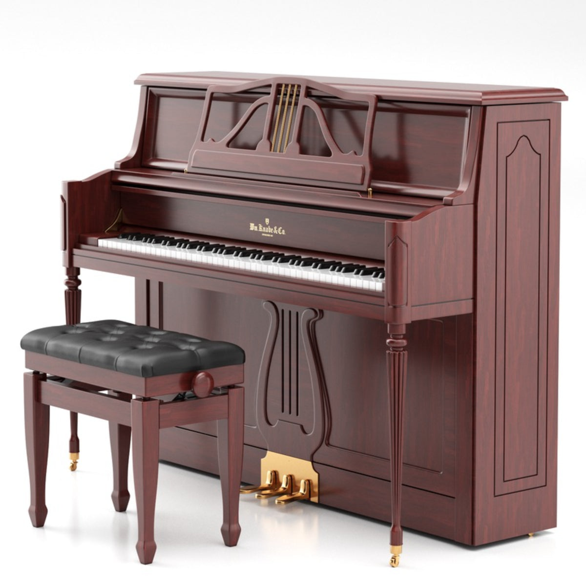 Đàn Piano Cơ Upright William Knabe & Co WMV-647T