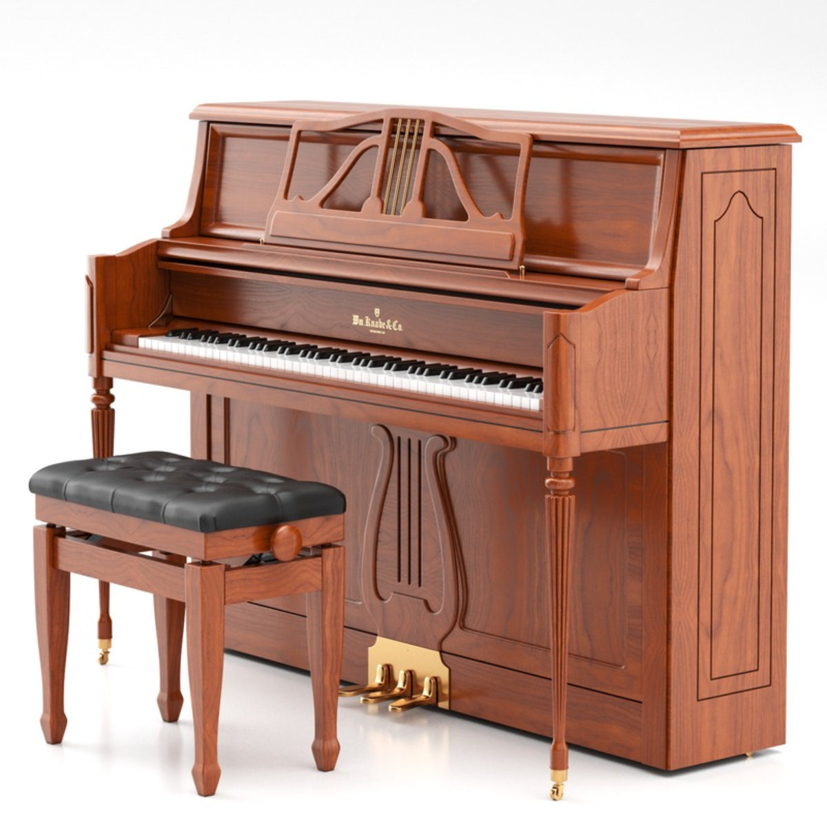 Đàn Piano Cơ Upright William Knabe & Co WMV-647T