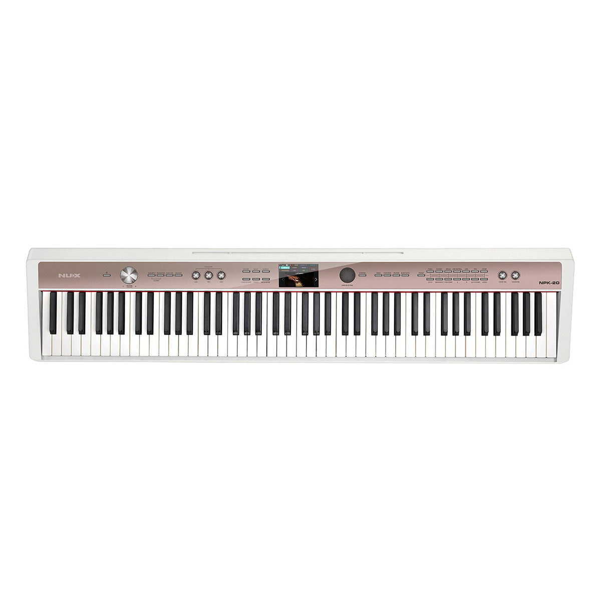 Đàn Piano Điện Nux NPK-20, White, Kèm Chân Gỗ