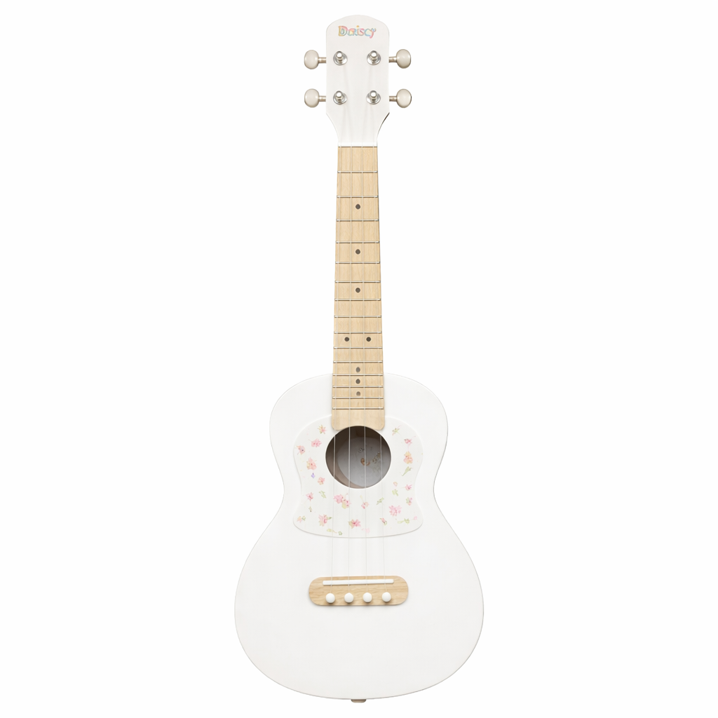 Đàn Ukulele Concert Daisy Jeni U100, White