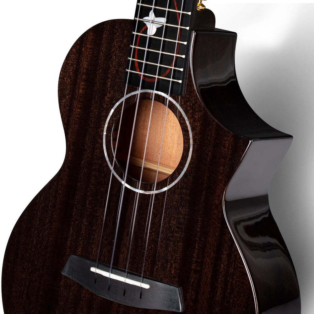 Đàn Ukulele Concert Enya EUC-M6 EQ Solid Mahogany, Black