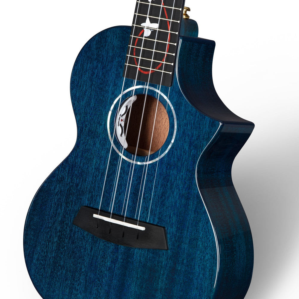 Đàn Ukulele Concert Enya EUC-M6 EQ Solid Mahogany, Blue