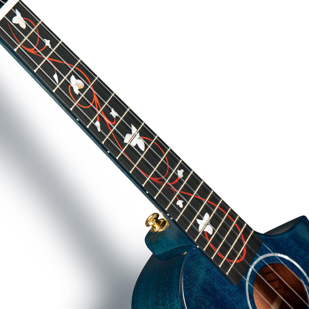 Đàn Ukulele Concert Enya EUC-M6 EQ Solid Mahogany, Blue