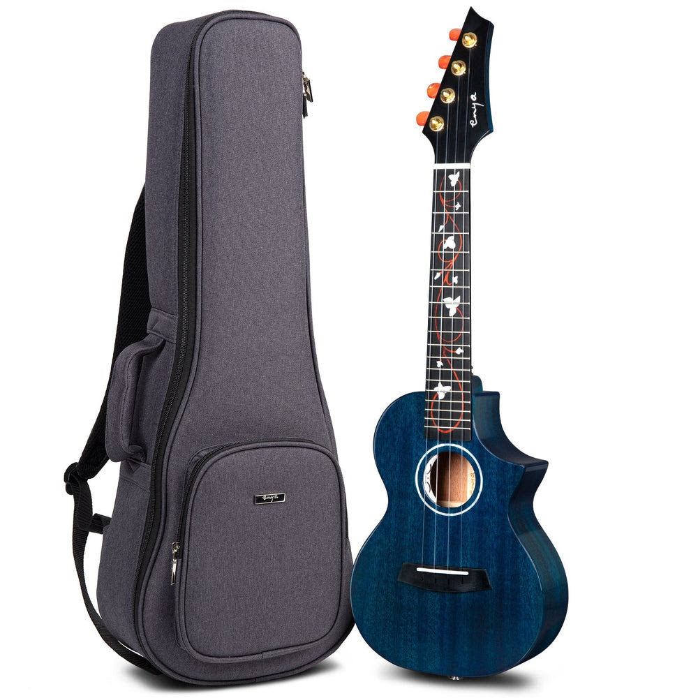 Đàn Ukulele Concert Enya EUC-M6 EQ Solid Mahogany, Blue