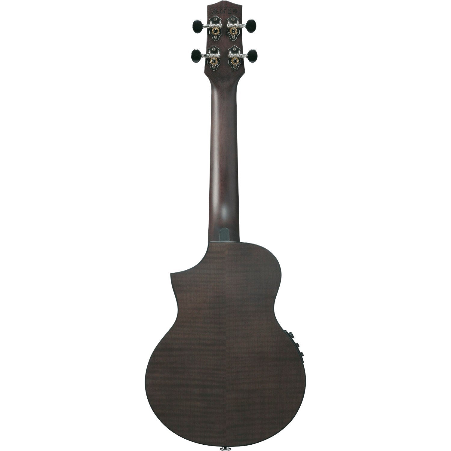 Đàn Ukulele Concert Ibanez UEW12E Black Ice Flat