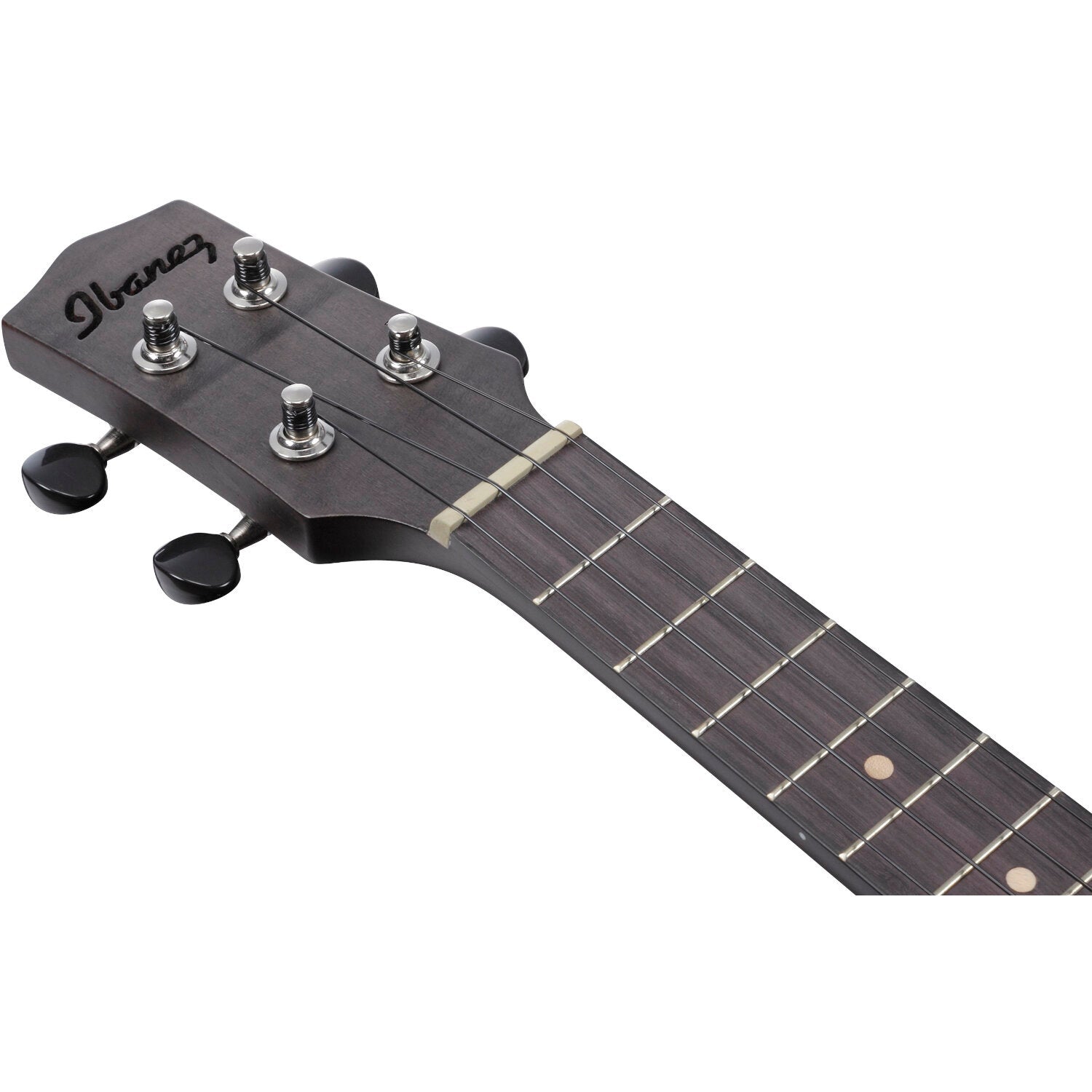 Đàn Ukulele Concert Ibanez UEW12E Black Ice Flat