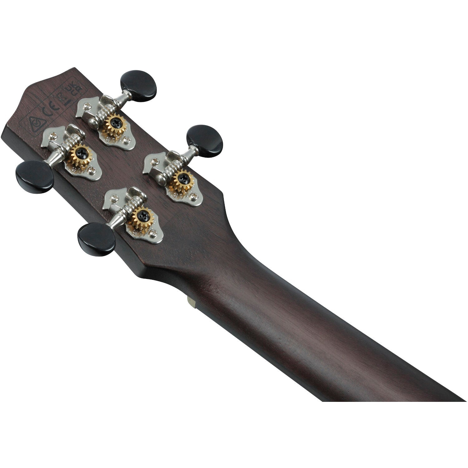 Đàn Ukulele Concert Ibanez UEW12E Black Ice Flat