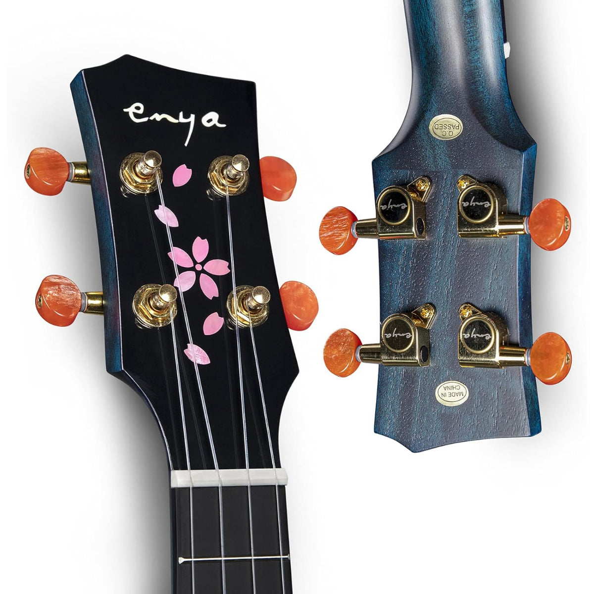 Đàn Ukulele Enya MS Solid Mahogany Concert, Blue