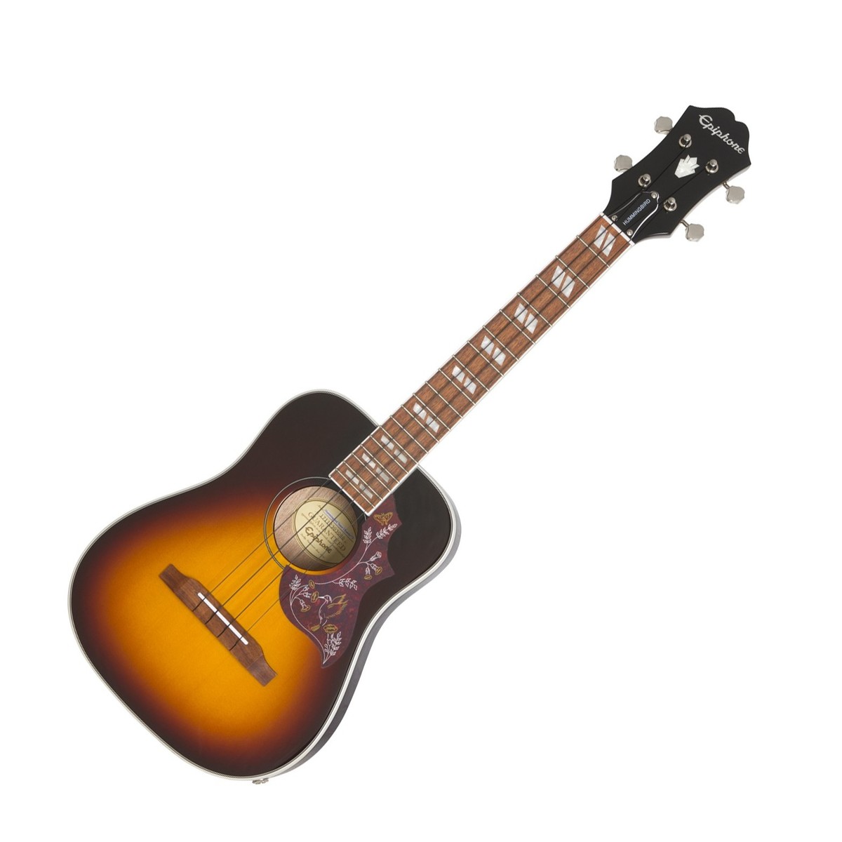 Đàn Ukulele Epiphone Hummingbird Tenor, Tobacco Sunburst