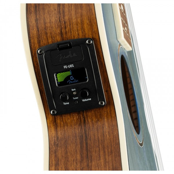 Đàn Ukulele Fender Dhani Harrison Ukulele WN Tenor, Turquoise