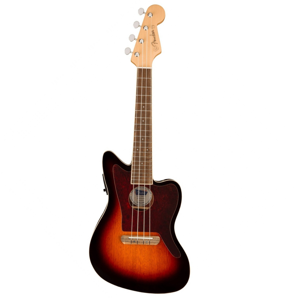 Đàn Ukulele Fender Fullerton Jazzmaster FB Walnut Concert, 3-Color Sunburst