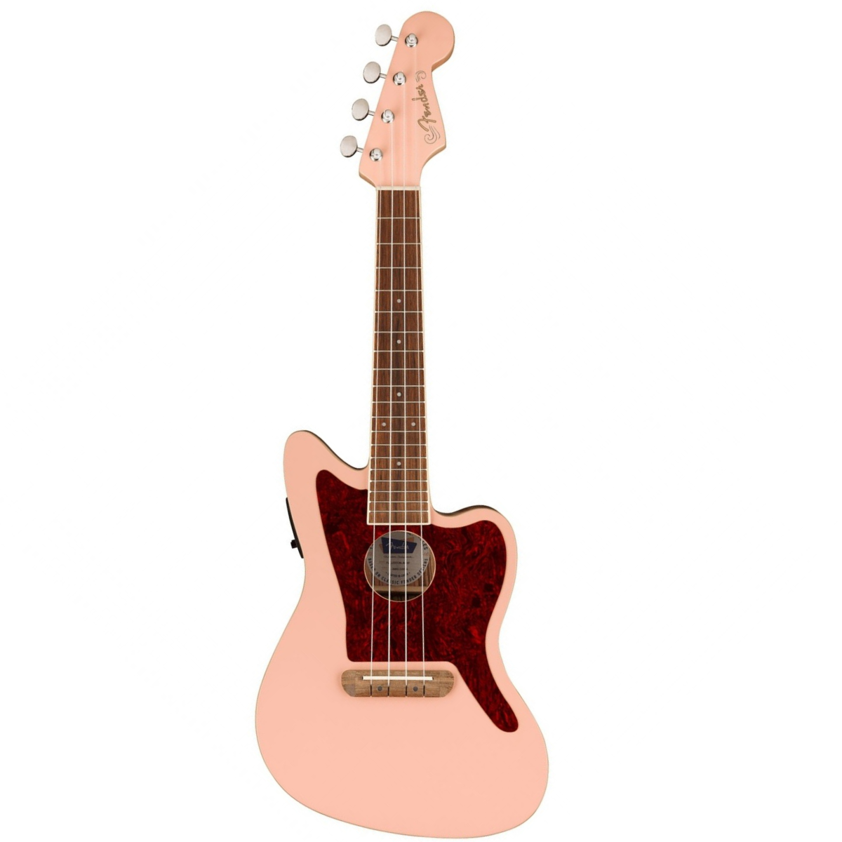 Đàn Ukulele Fender Fullerton Jazzmaster FB Walnut Concert, Shell Pink