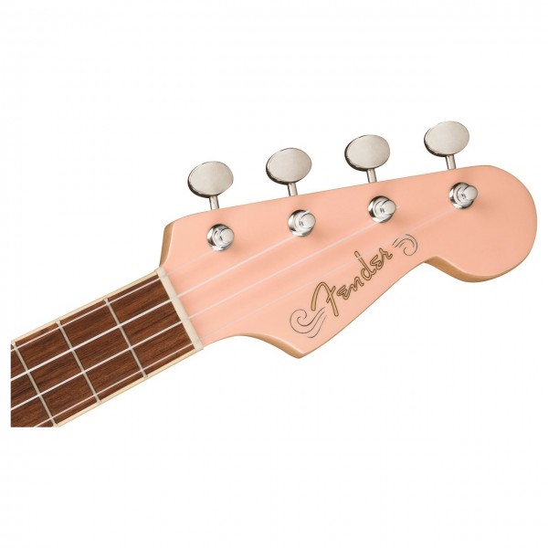 Đàn Ukulele Fender Fullerton Jazzmaster FB Walnut Concert, Shell Pink