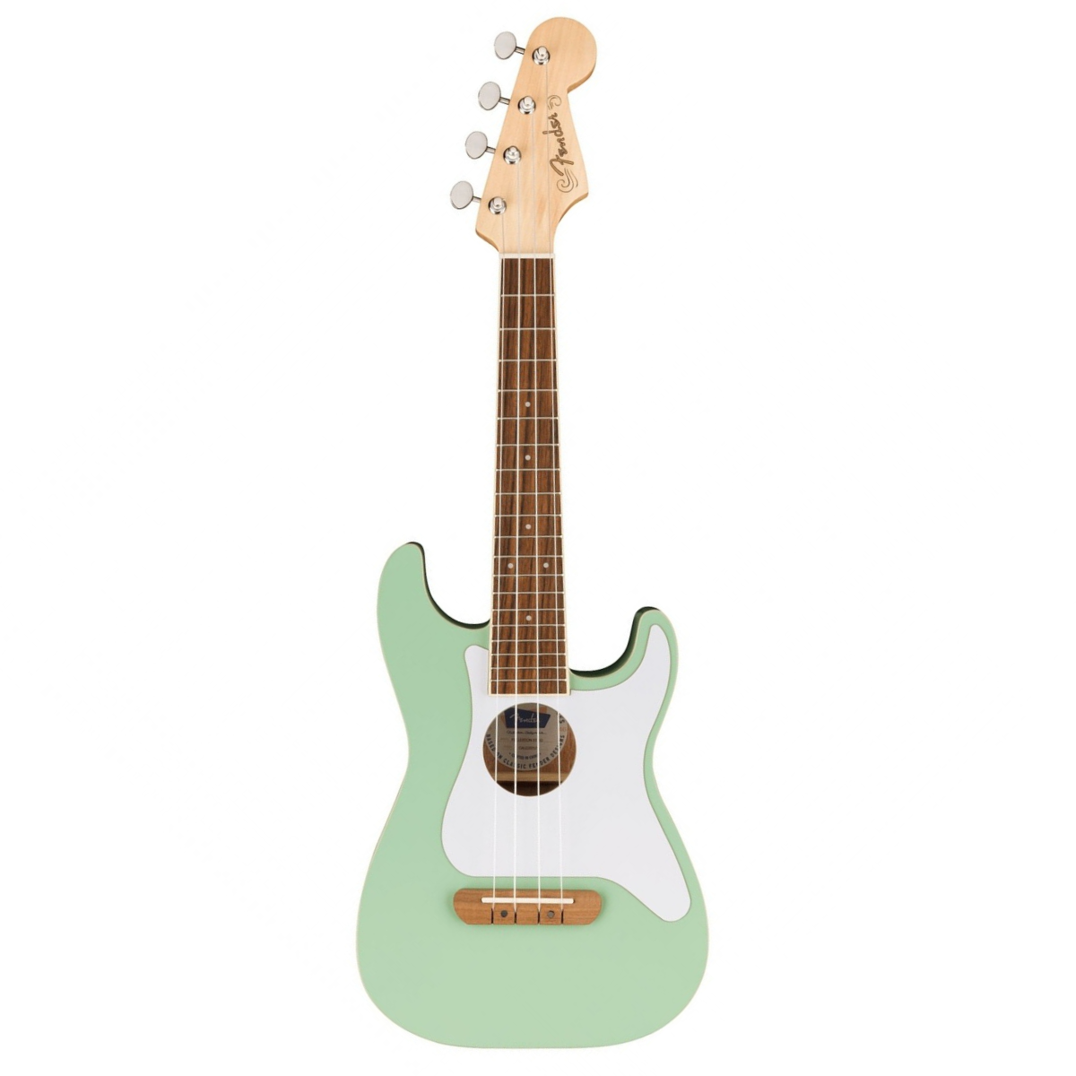 Đàn Ukulele Fender Fullerton Strat FB Walnut Concert, Surf Green