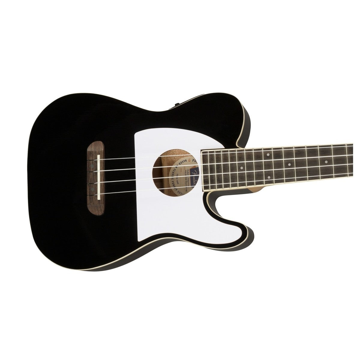 Đàn Ukulele Fender Fullerton Tele FB Walnut Concert, Black