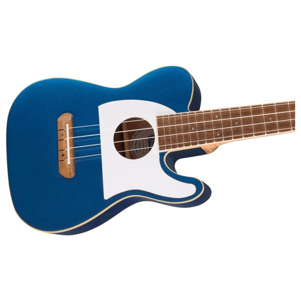 Đàn Ukulele Fender Fullerton Tele FB Walnut Concert, Lake Placid Blue