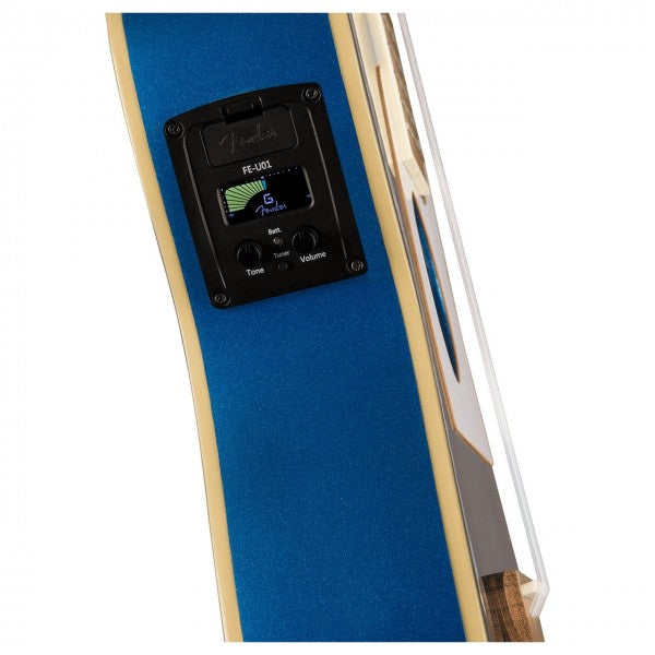 Đàn Ukulele Fender Fullerton Tele FB Walnut Concert, Lake Placid Blue
