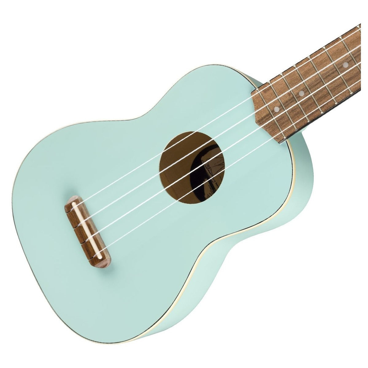 Đàn Ukulele Fender Venice FB Walnut Soprano, Daphne Blue