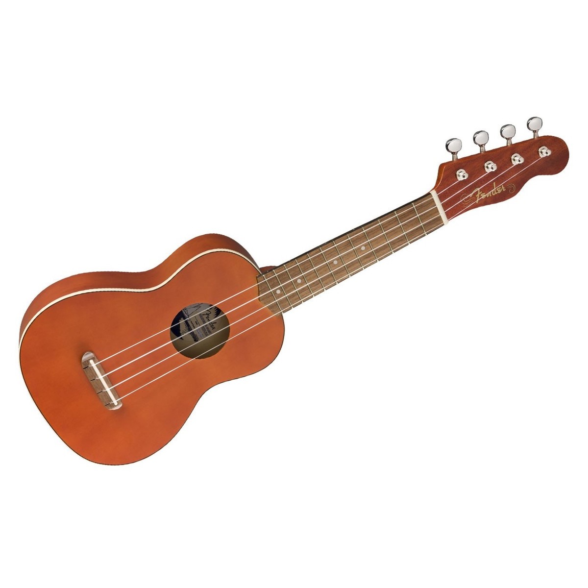 Đàn Ukulele Fender Venice FB Walnut Soprano, Natural